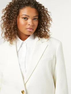 Marina Rinaldi Veste en jersey BLANC Clearance