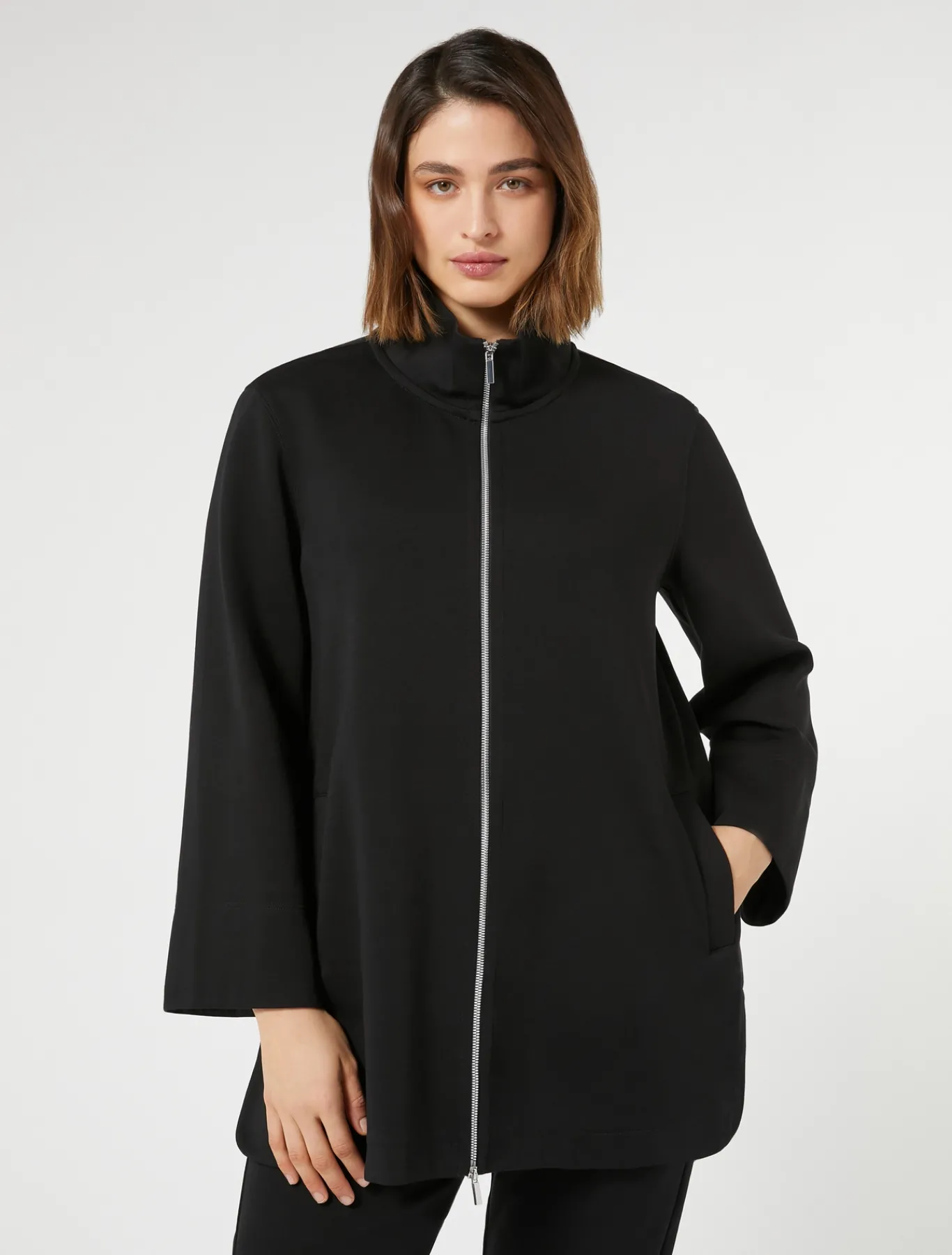 Marina Rinaldi Veste en jersey double NOIR Clearance