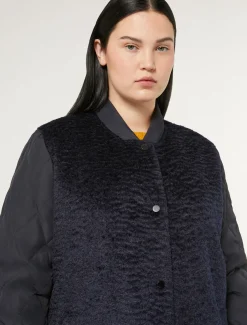 Marina Rinaldi Veste en jersey et toile déperlante BLEUMARINE New