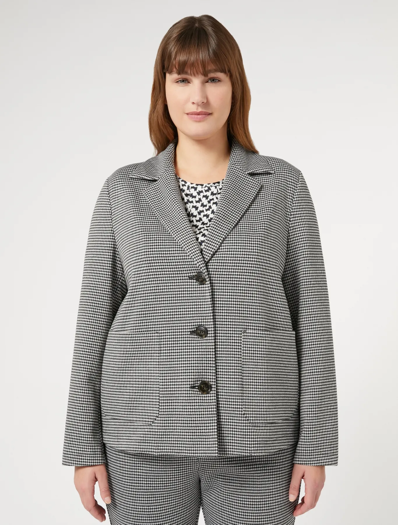 Marina Rinaldi Veste en jersey jacquard NOIR Clearance