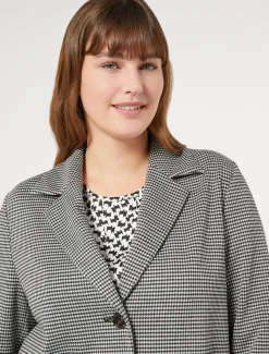 Marina Rinaldi Veste en jersey jacquard NOIR Clearance