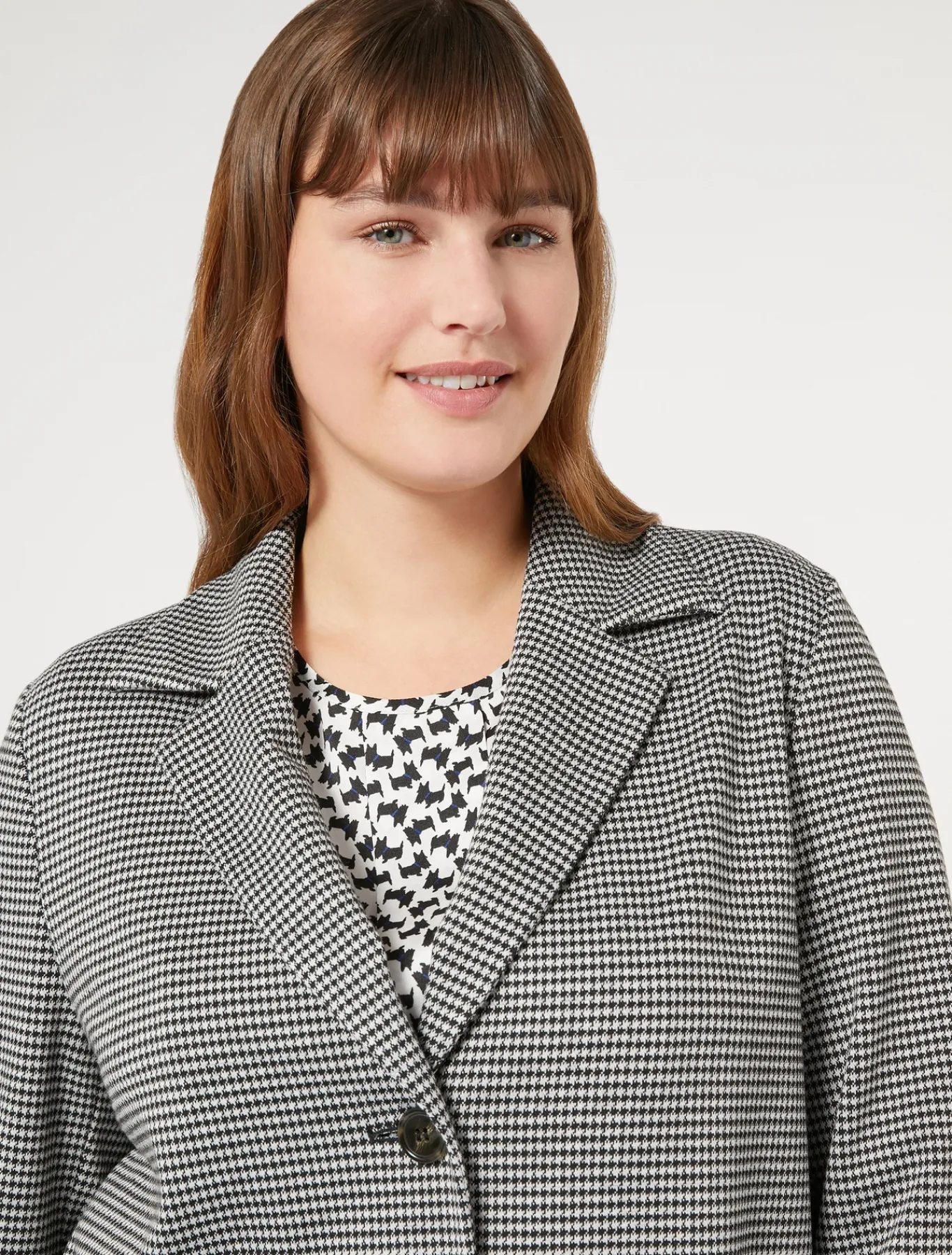 Marina Rinaldi Veste en jersey jacquard NOIR Clearance