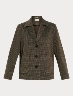 Marina Rinaldi Veste en jersey jacquard CAFE Sale
