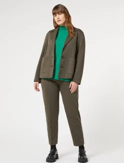 Marina Rinaldi Veste en jersey jacquard CAFE Sale
