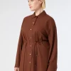 Marina Rinaldi Veste en jersey technique CUIVRE Sale