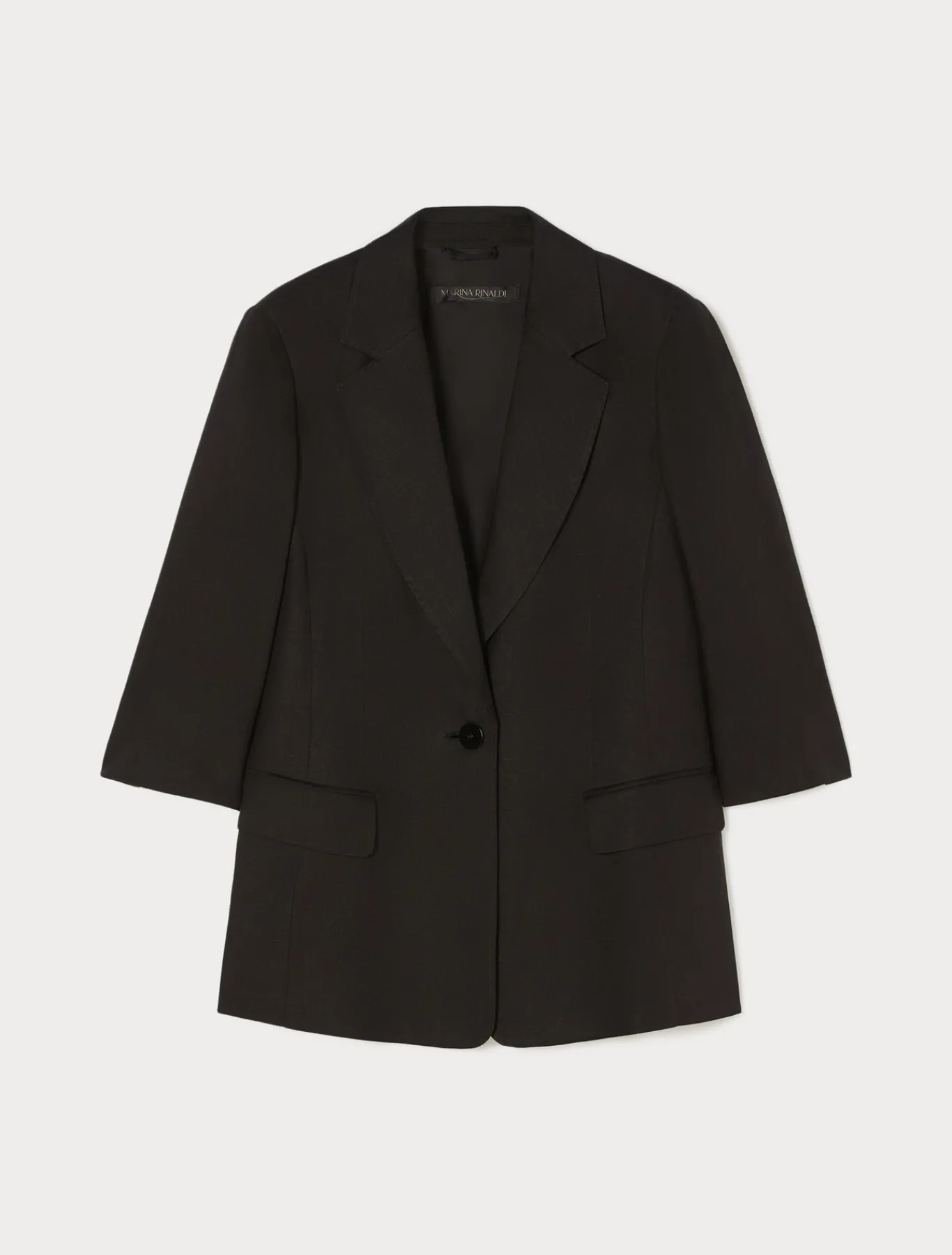 Marina Rinaldi Veste en lin NOIR Outlet