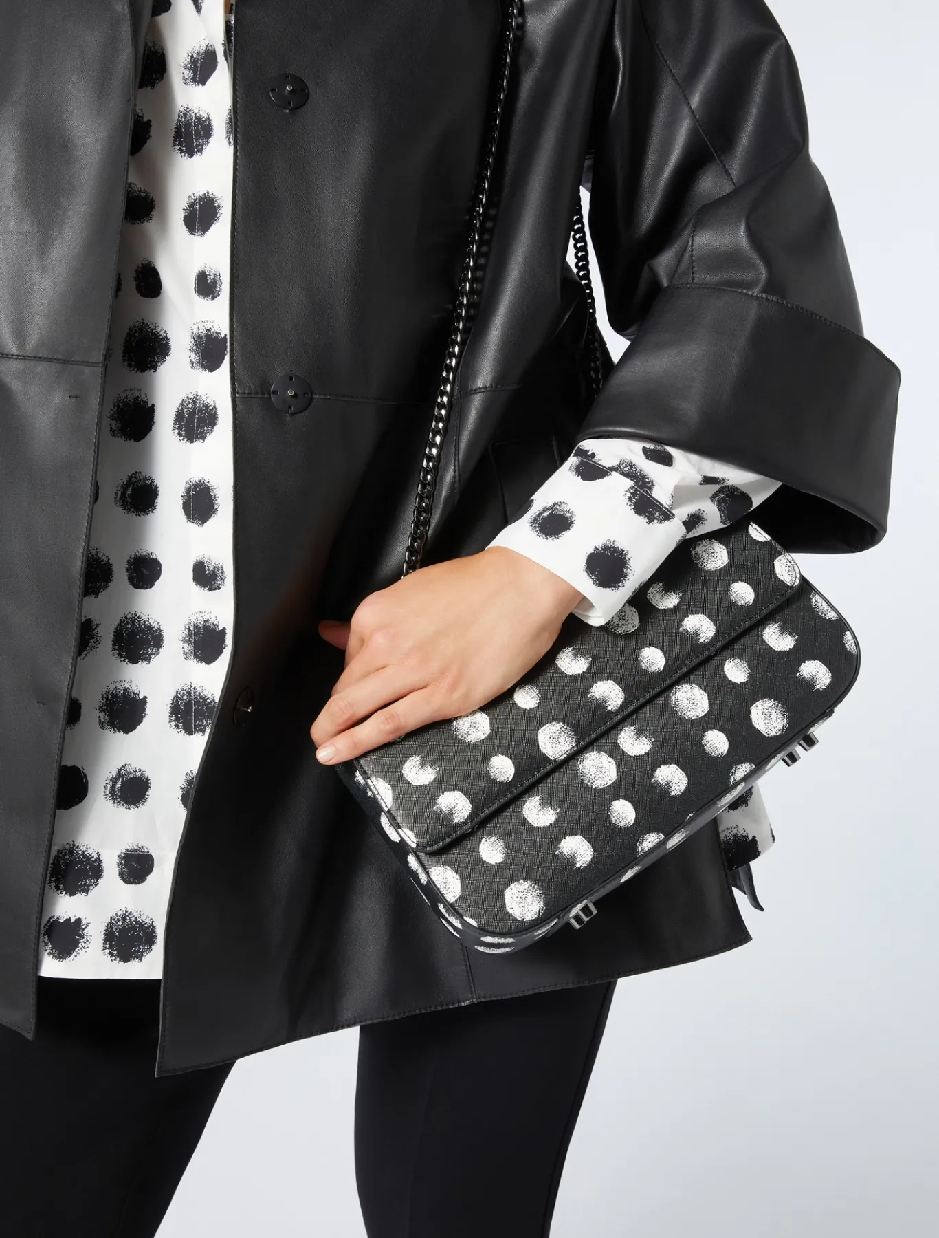 Marina Rinaldi Veste en nappa NOIR Clearance