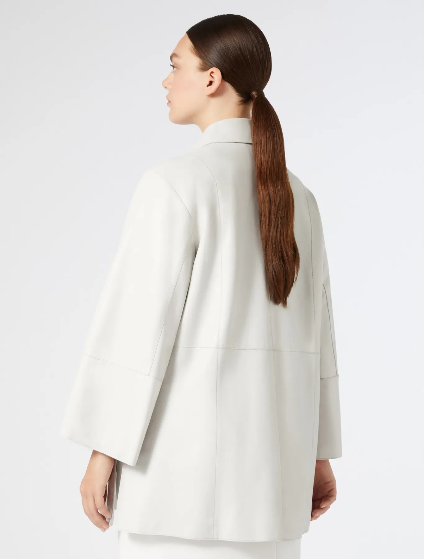 Marina Rinaldi Veste en nappa IVOIRE Discount