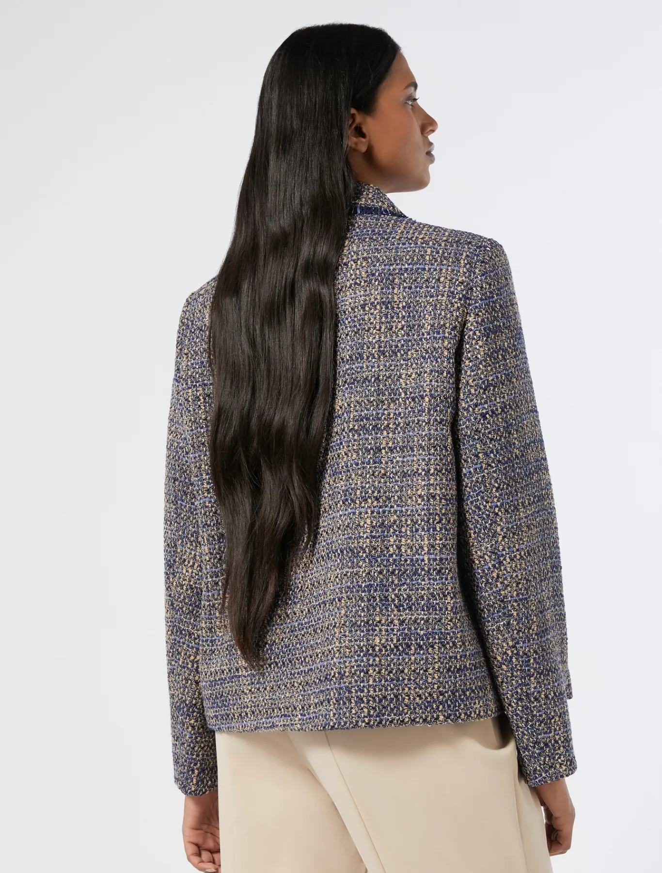 Marina Rinaldi Veste en tissu mouliné BLEUNUIT Hot