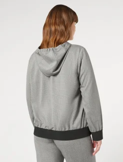 Marina Rinaldi Veste en tissu teint en fil NOIR Best