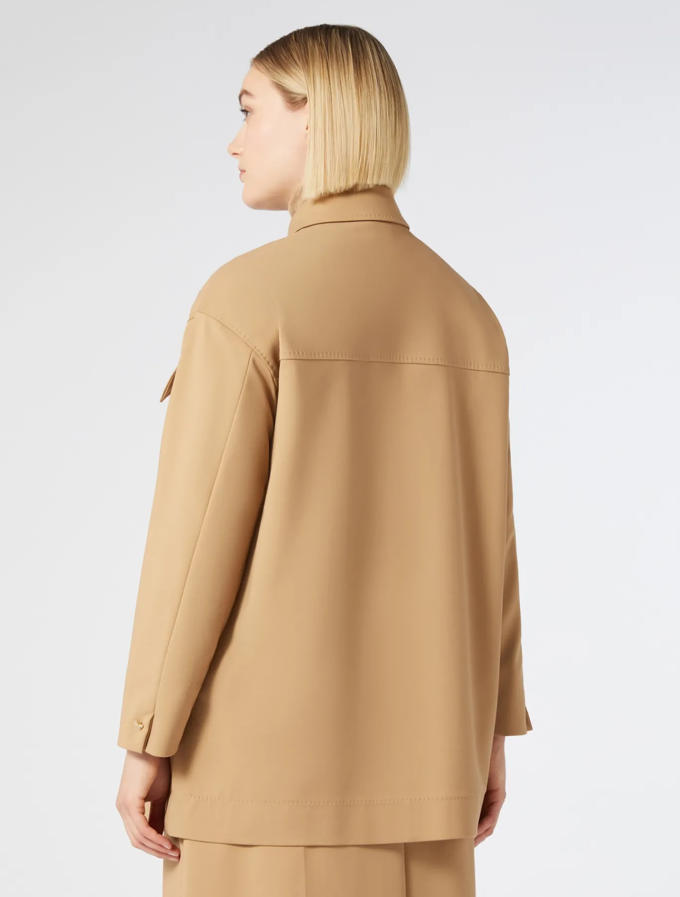 Marina Rinaldi Veste en toile de coton mélangé OR Best