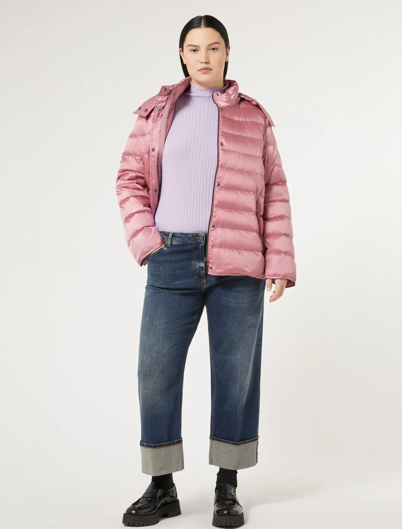 Marina Rinaldi Veste en toile de nylon déperlante VIEUXROSE Hot