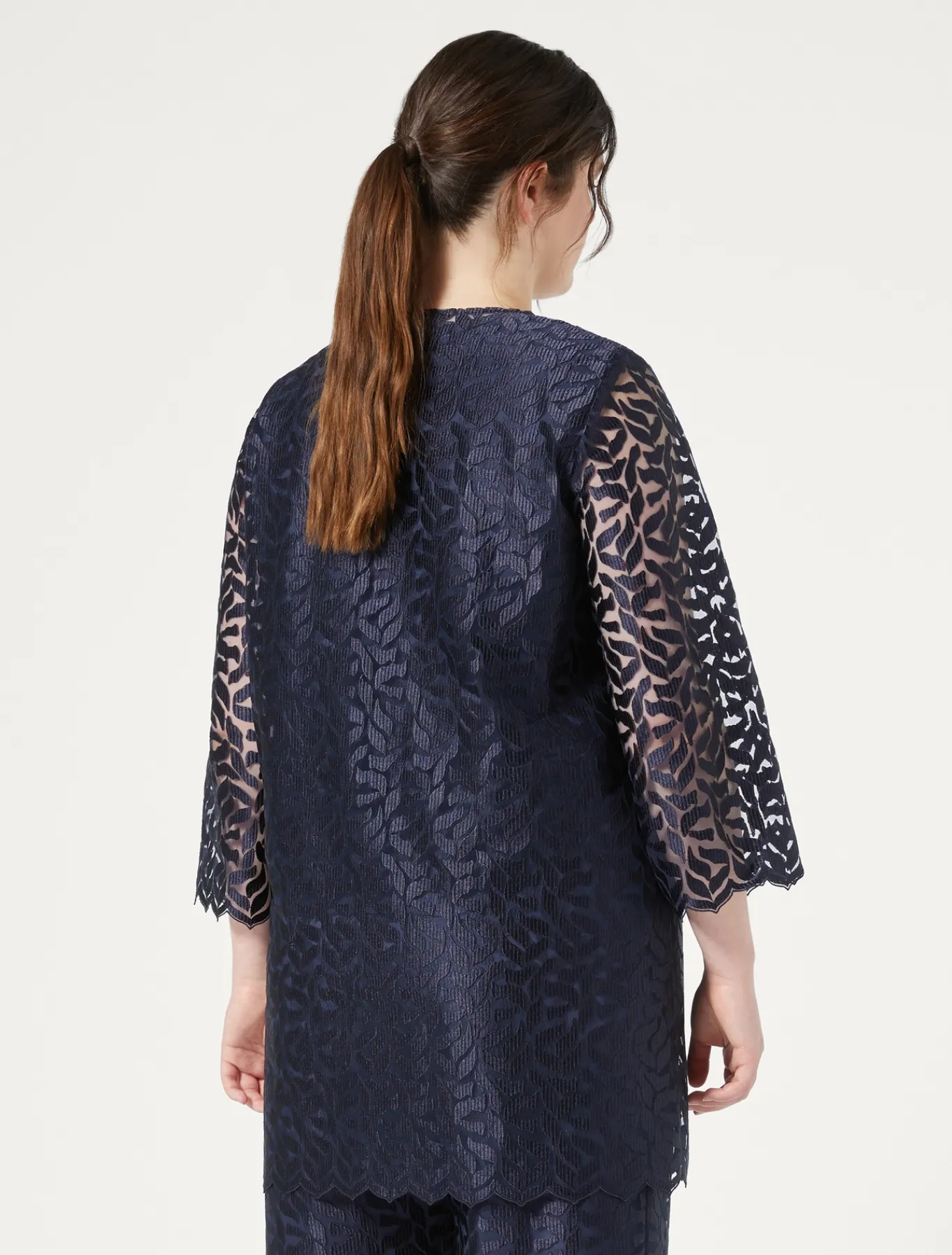 Marina Rinaldi Veste en tulle brodé BLEUMARINE Outlet