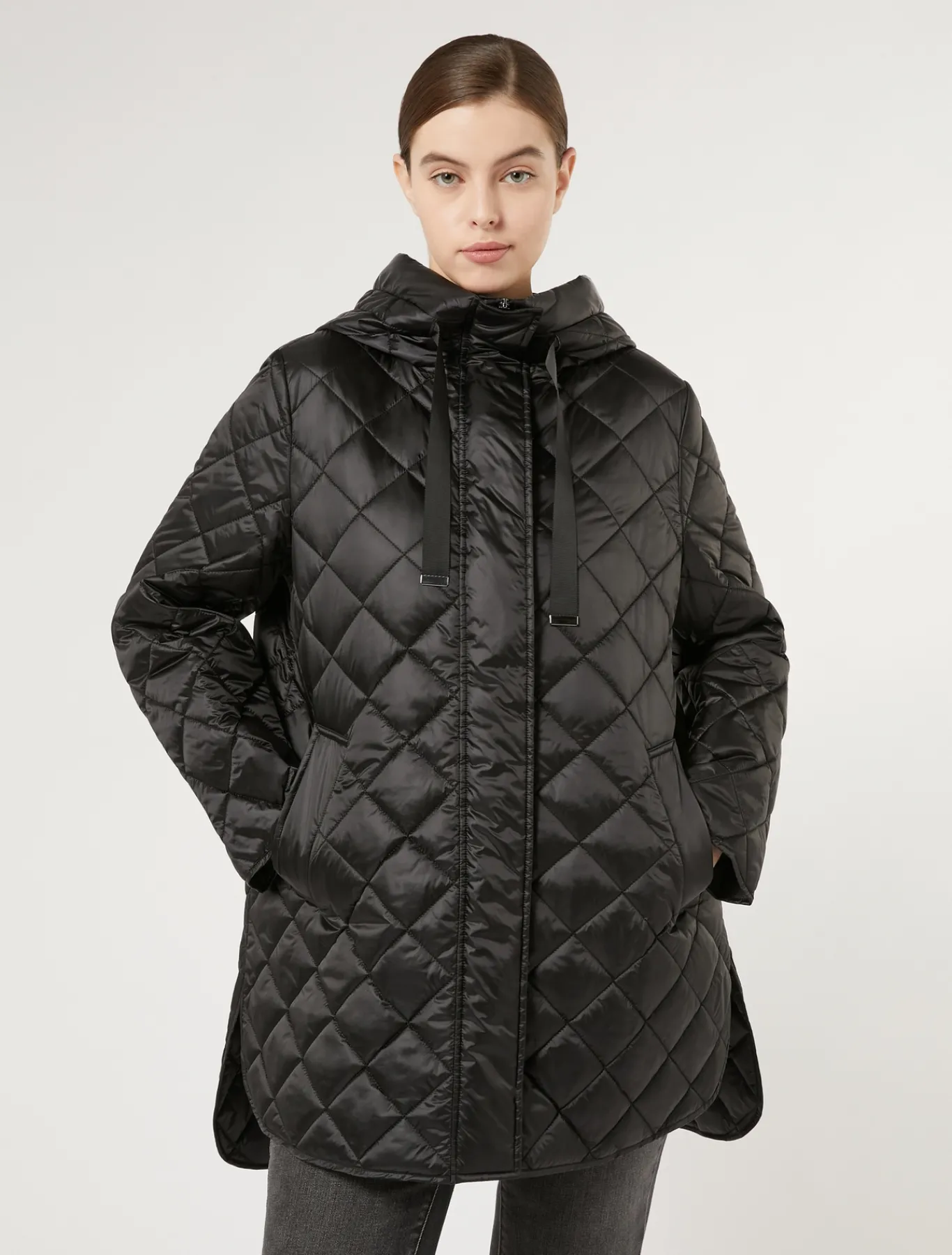 Marina Rinaldi Veste rembourrée en toile irisée NOIR Hot