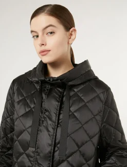Marina Rinaldi Veste rembourrée en toile irisée NOIR Hot