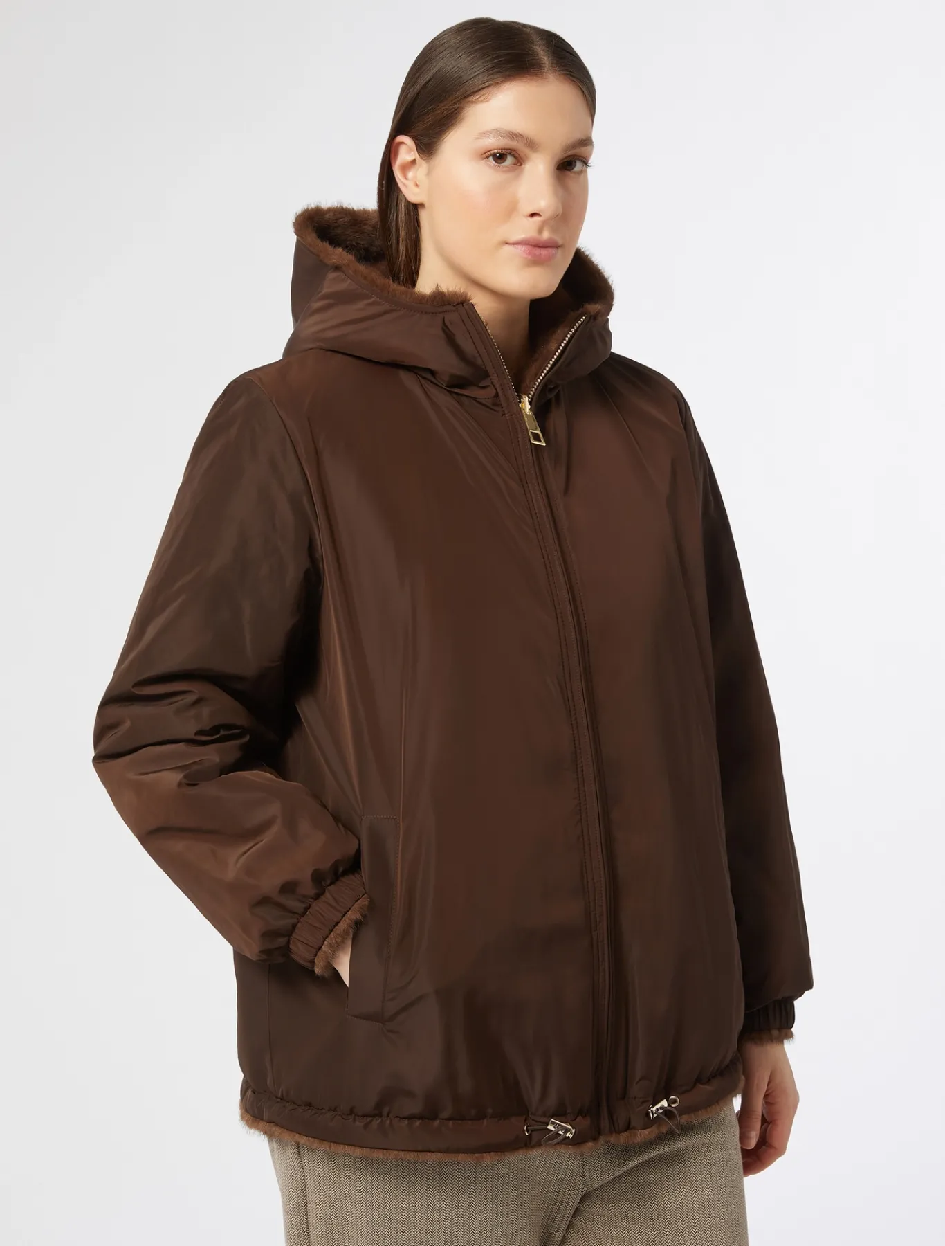 Marina Rinaldi Veste réversible BRUN Fashion