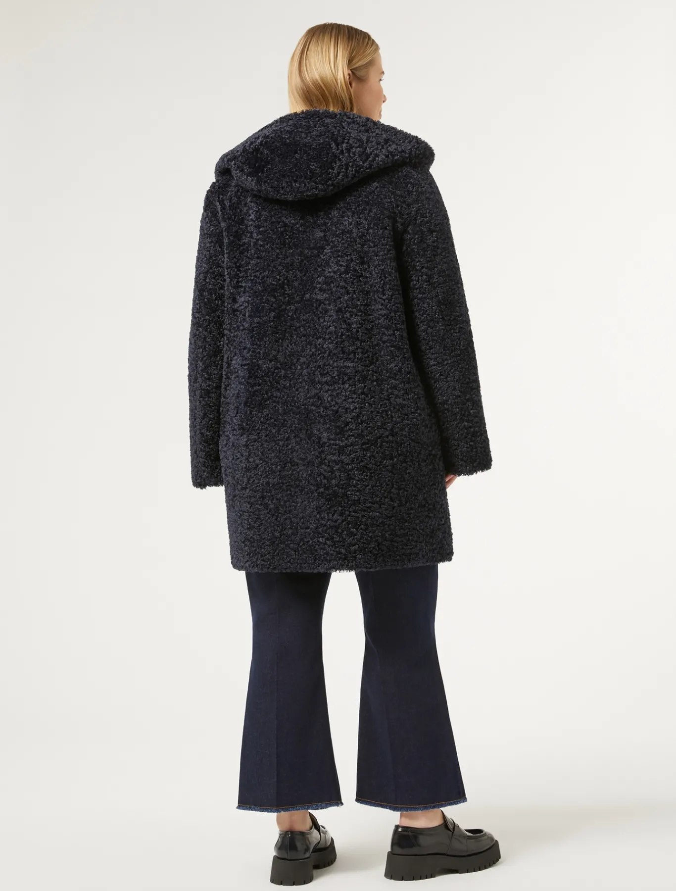 Marina Rinaldi Veste réversible effet mouton BLEUNUIT Hot