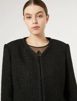 Marina Rinaldi Veste teinte en fil NOIR Best